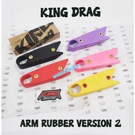 King Drag Swing Arm Rubber For Y15Zr Lc135 Y125Z Rs150 Vf3I Ex5 Dash Motorcycle Accessories