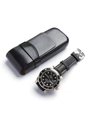 手錶收納包便攜手錶收納盒頭層牛皮無縫線一體塑型表盒