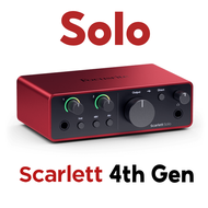Focusrite Scarlett Gen 4 / Gen 3 ออดิโออินเตอร์เฟส Focusrite ทุกรุ่น Solo / 2i2 / 4i4 / Studio