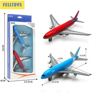 Pull Back Airbus A380 Boeing Airplane Toy 2-Piece777 Set Airbus A380 Boeing Miniature Toy Diecast Ai
