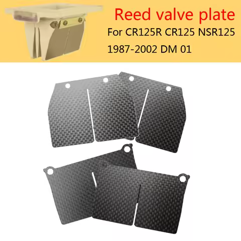 4PCS Carbon fiber VForce replacement Reed valve plate dedicated to VFORCE3 for CR125R CR125 NSR125 1
