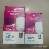 Rubytech Evolution White E27 30w 40w LED Bulb