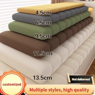 JSQ Customized Anti slip mat L shape sofa cover High density foam Tatami cushion Master bedroom Light luxury Teddy velvet Window sill cushion Customization