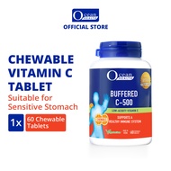 Vitamin C Buffered C-500 (60s)- Ocean Health (For Immunity| Chewable Vitamin C Tablet| Vegetarian)