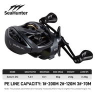 SeaHunter SATURN DC Baitcasting Reel BC Digital Control Zing System 7.3:1 6+1BB Max Drag 8kg Powerfu