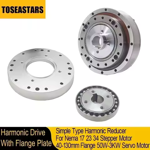 Harmonic Drive With Flange Plate Nema 17 23 Stepper 40 60 80 110 130mm Servo Motor Industrial Collab