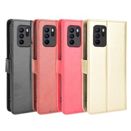 Suitable for OPPO Reno6 Z Phone Case Card Lanyard Protective Case Reno6z 5G Flip Leather Case Protective Case SHS