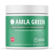 Amla Powder & Decaf Green Tea Superfood Supplement, 20x Ultra Concentrated Amla, Oolong Tea and Indi