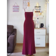 Red Long Dress AZAZIE Brand S