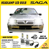 PROTON SAGA WHITE LED Headlamp Headlight High Beam Bulb Mentol Lampu Besar Spotlight sag iswara lmst