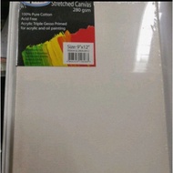 Stretch Canvas 9x12 inches 1 piece with Wooden Frame