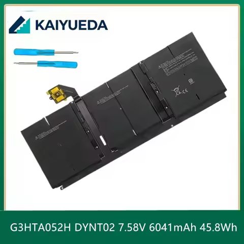 G3HTA052H DYNT02 Laptop Battery For Microsoft Surface Laptop 3 13.5 1867 1868 7.58V 6041mAh 45.8Wh