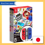 [from Japan] Super Mario Party + Red &amp; Blue Joy-Con Bundle (Import version: North America) - Switch