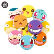 Pin Bross/Button Pin Pokemon Head Pastel Edition