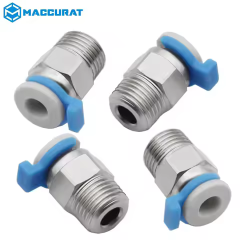 Pneumatic Connectors PC4-01 Remote for V6 CR10 J-head MK8 1.75mm PTFE Tube 3D Printer Parts Quick Co