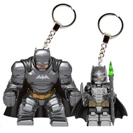 lego keychain Keychain pendant, Steel Spider, Batman, Thor, couple, car bag, pendant, ornament, mini