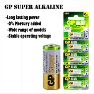 【Hantar Cepat】 Genuine GP High Voltage Super Alkaline Battery 27A / A27 / 23A / A23 12V 5pcs / Batte