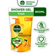 [Value] Dettol Shower Gel Body Wash Fresh 800ML Refill