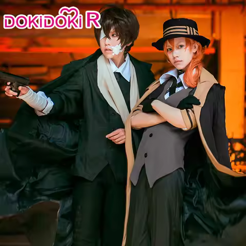 Nakahara Chuya Anime Cosplay Costume DokiDoki-R Dazaii Osamuu Cosplay Costume Nakahara Chuuya