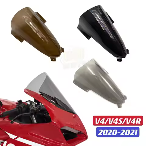 For Ducati Panigale V4 R S V4S V4R Racing Windscreen Windshield Motorcycle screen 2020 2021 2022 Bla