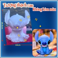 Stitch M89 white plaster statue (Color not included) Baby Coloring Statue, children's game