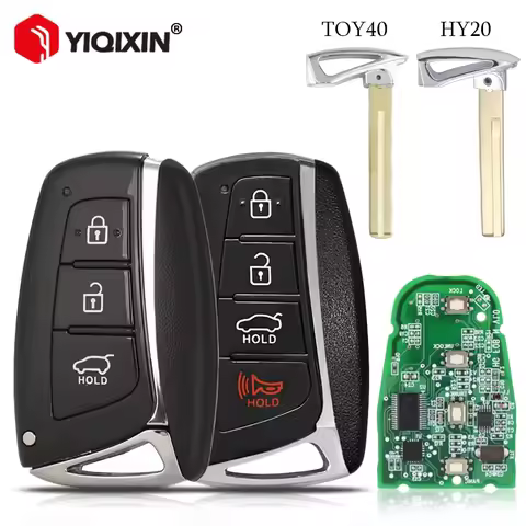 3/4 Button Smart Remote Key For Hyundai Santa Genesis Grandeur Equus Azera Sedan Fe 2018 95440-B8100
