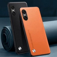 Luxury PU leather case for Sony Xperia 10 VI 10vi back cover matte silicone protection phone case fo