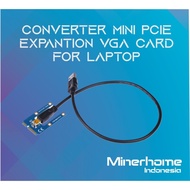 Converter Mini PCIE to Riser untuk VGA External Laptop