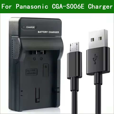 CGA-S006 CGA S006 DMW-BMA7 Battery Charger for Panasonic Lumix CGR-S006 DMC FZ35 FZ30 FZ38 FZ7 FZ8 F