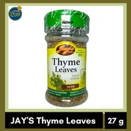 JAYS THYME LEAVES 27gr / JAYS THYME LEAVES / THYME / THYME LEAVES