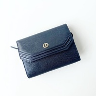 Christian Dior黑色魚子醬牛皮CD豬鼻子C39