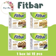 Fitbar 1 box Contains 12pcs All Variant Multgrain Bar Snack Healthy Diet