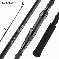 Goture Bravel 4 Sections Surf Rod 9ft 10ft 11ft 12ft Carbon Fiber Surf Fishing Rod For Sea Bass Trout Casting Fishing Travel Rod