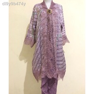 ▧Almira batik set with lace / batik viscose Long Sleeve (hijab friendly)