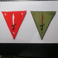 1ID (TABAK) EMBROIDERED LOGO PATCH WITH VELCRO OR MAGIC TAPE