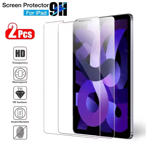 2Pcs 3D Tempered Glass Screen Protector For iPad Air 5 4 Pro 11 2018-2022 Ipad 10 10.9 A16 2025 9th 