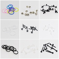 Cheapest! Plastic Rod And Hoop Earrings Plastic Earring Hoop Earring