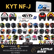 SG SELLER 🇸🇬 PSB Approved KYT NFJ open face motorcycle helmet