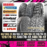 TAYAR 80/100,90/90,100/90,110/70,110/90,120/70,130/70,140/70-12 CONTINENTAL,MCR,FKR,MICHELIN,VIVA TU
