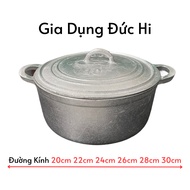 High Quality Monolithic Cast Iron Pot Full Size From 20cm 22cm 24cm 26cm 28cm 30cm 32cm 34cm