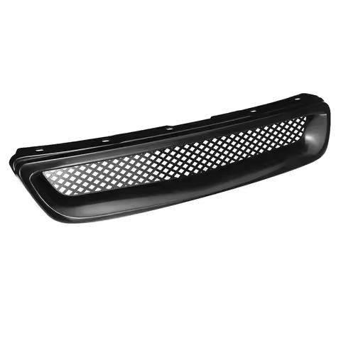 N68R--ABS Black Car Front Bumper Hood Grill Grille Cover Trim For Honda Civic EK CX DX EX HX LX Type