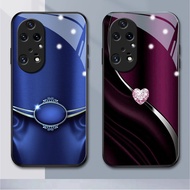 elegant Huawei P Series glass phone case P50pro P20 P20pro P30 P30lite P40 P40pro P30pro P8 P20lite 