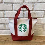 Starbucks กระเป๋าถือ กระเป๋าช้อปปิ้ง กระเป๋ากล่องอาหารกลางวัน กระเป๋าเบนโตะ JIA SHOP