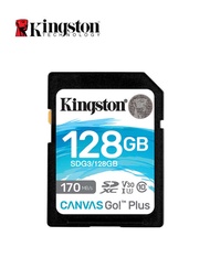 Kingston SD 128GB for Sony A7M3 A6000 A6400 ZV1 ZVE10 High-Speed Camera Memory Card Camera memory ca