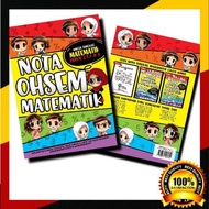 BUKU NOTA OHSEM MATEMATIK Tahun 3 4 5 6 + Free KAD POKET SIFIR