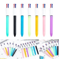 Doublebuy 4 Colors Shuttle Pens Multicoloured Pens 4-in-1 Retractable Ballpoint Pens