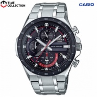 ♞,♘Casio Edifice EQS-920DB-1A Solar Chronograph Stainless Steel Strap Watch For Men