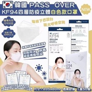 韓國🇰🇷PASS OVER KF94 四層防疫立體口罩(1盒50個)