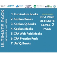 2026/2025 CFA Level 2 Ultra Bundle- Schweser, Practice Pack, IFT, UWorld Wiley, Official Textbooks, 