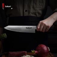 MITSUMOTOSAKARI | Professional Damascus Steel Chefs Knife
